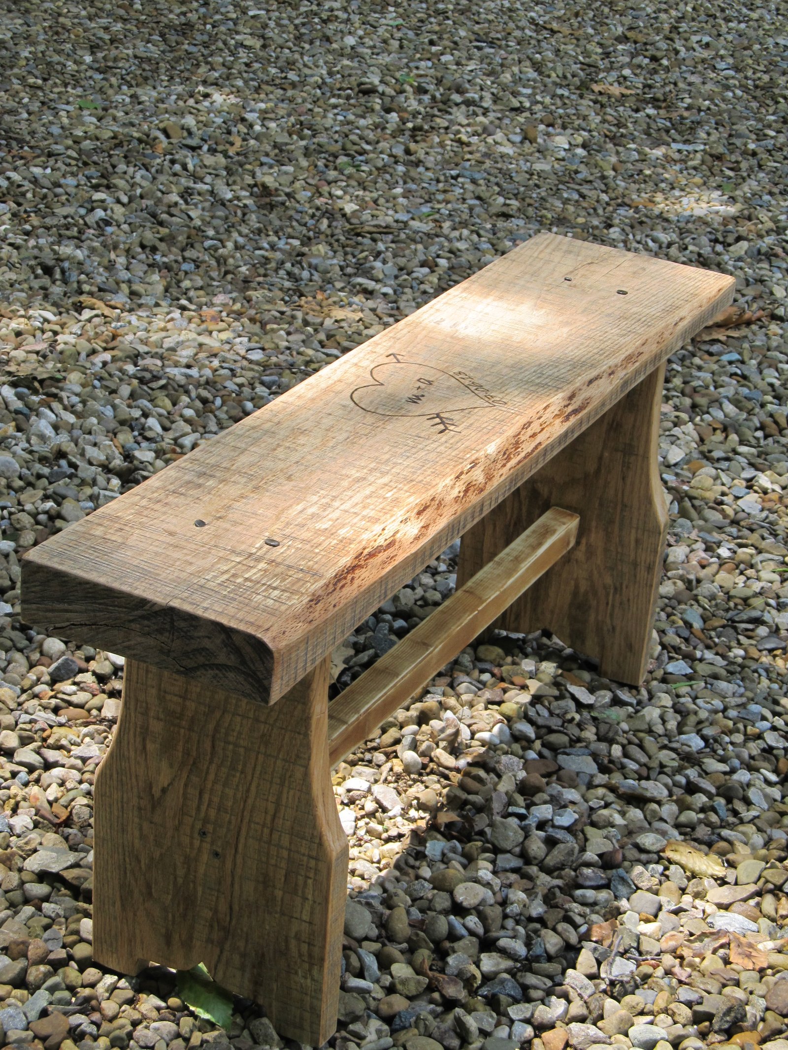 The one board bench — step 4