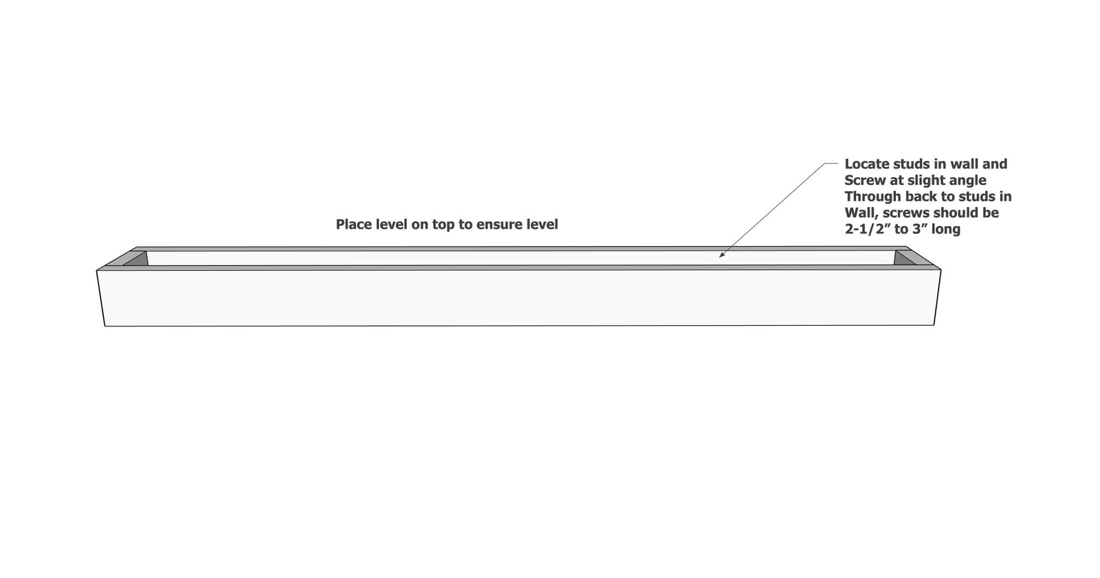 One Board Wall Shoe Rack — step 2