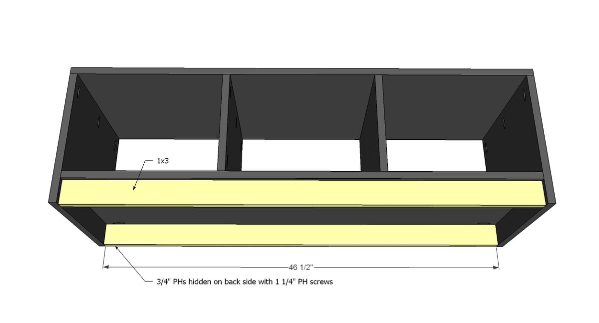 One Sheet of Plywood Hall Tree — step 4