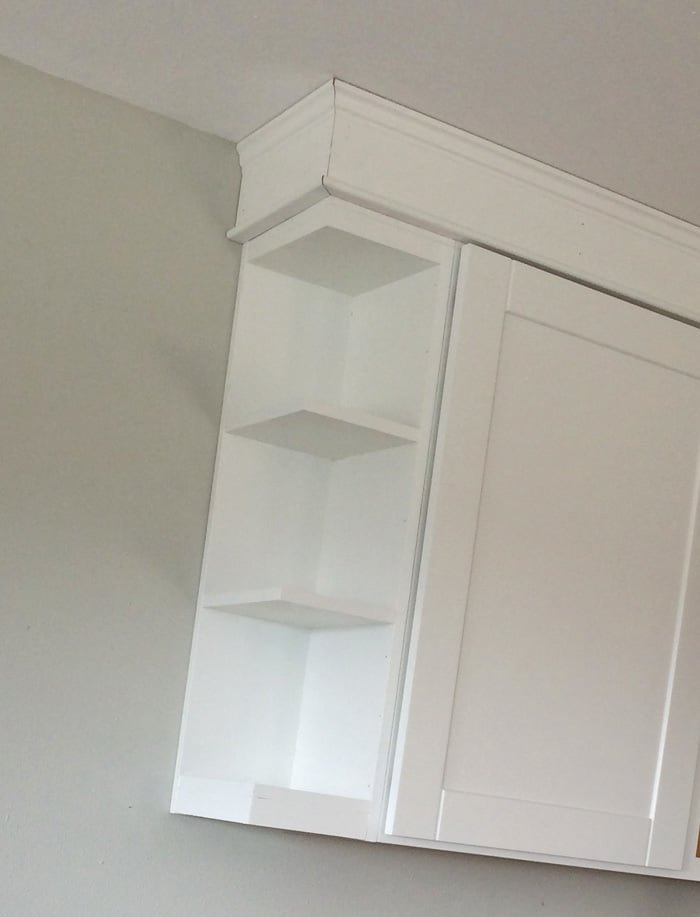 Open End Kitchen Wall Shelf