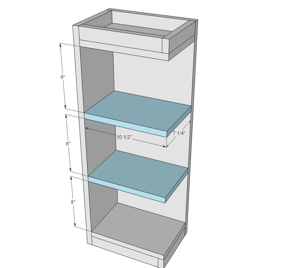 Open End Kitchen Wall Shelf — step 4