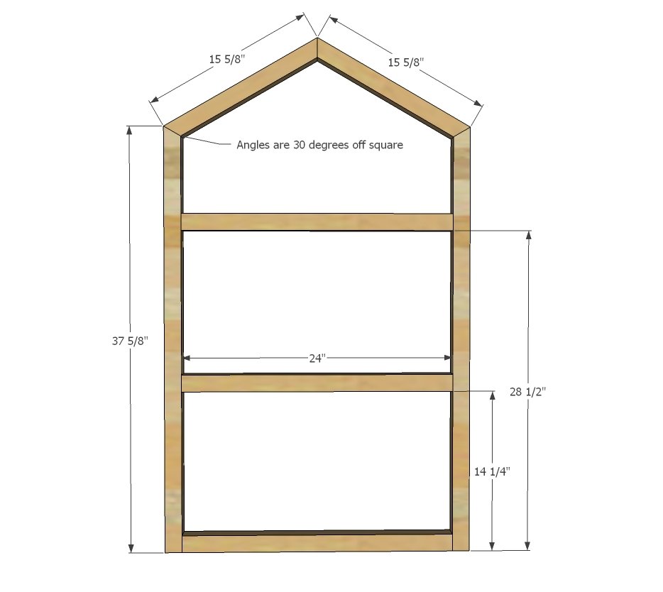 Open Frame Dollhouse for 12" Dolls — step 2