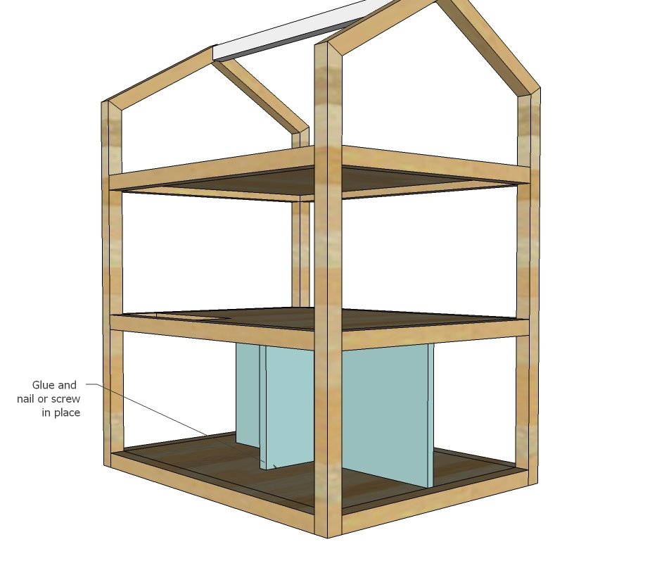 Open Frame Dollhouse for 12" Dolls — step 7
