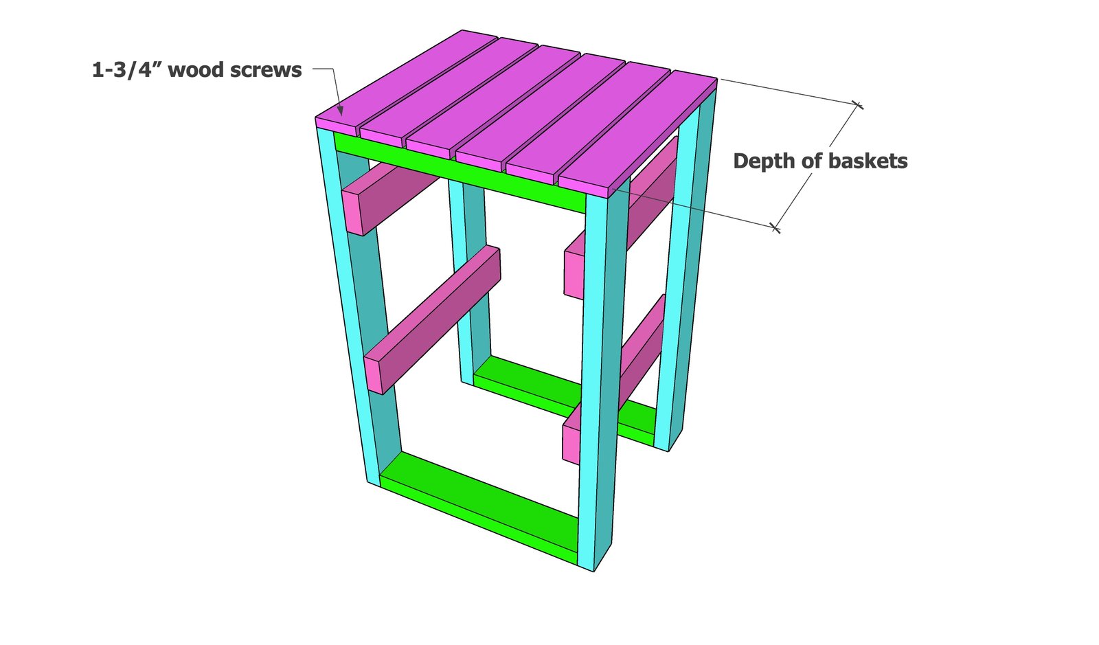Open Frame Laundry Basket Organizer — step 3