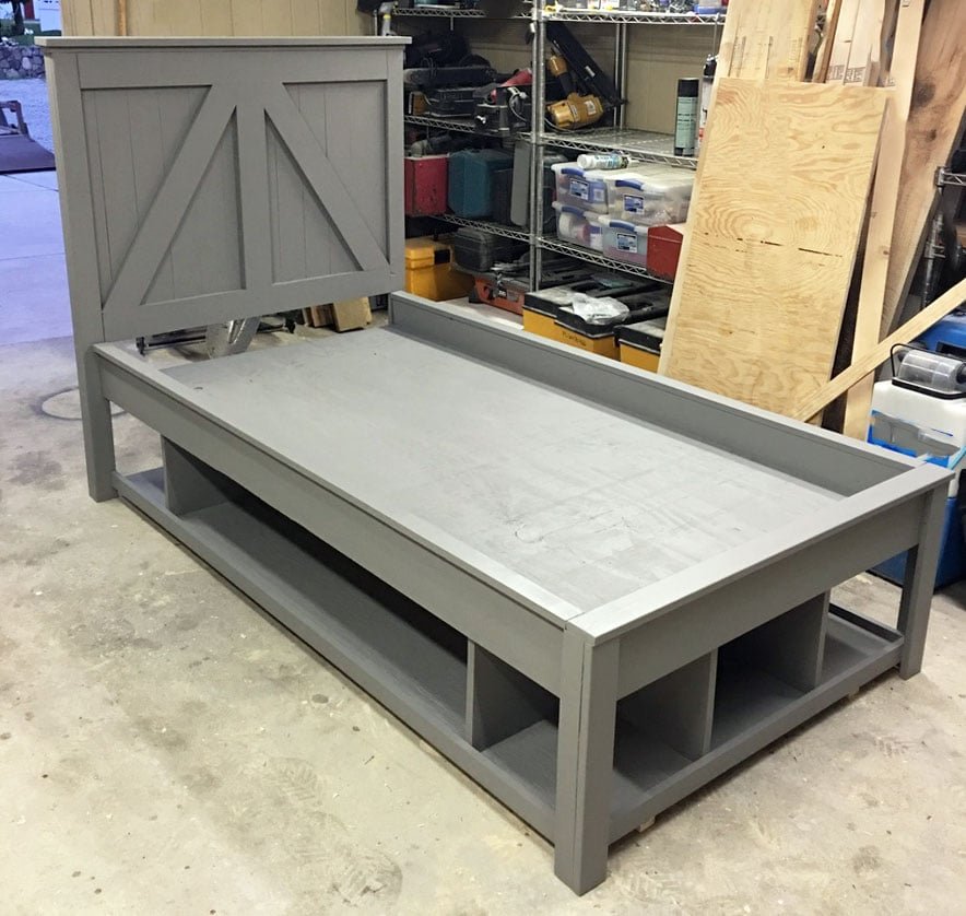 Open Storage Bed Frame (Twin)