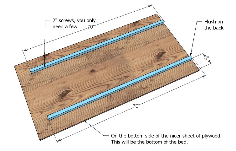 Open Storage Bed Frame (Twin) — step 1