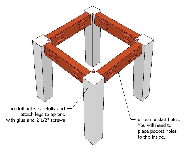 Outdoor Accent Table, Plant Stand or Stool — step 2