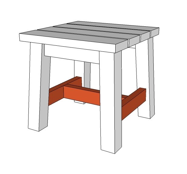 Outdoor Accent Table, Plant Stand or Stool — step 4
