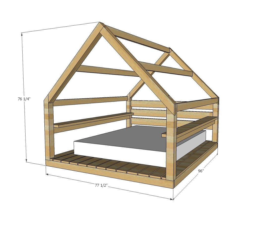 Outdoor Cabana Backyard Retreat dimension diagram 1