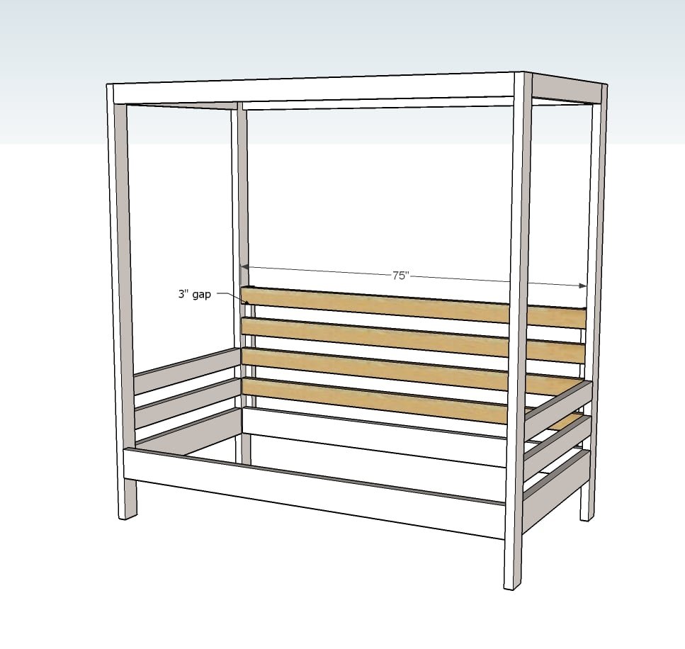 Outdoor Daybed with Canopy — step 4