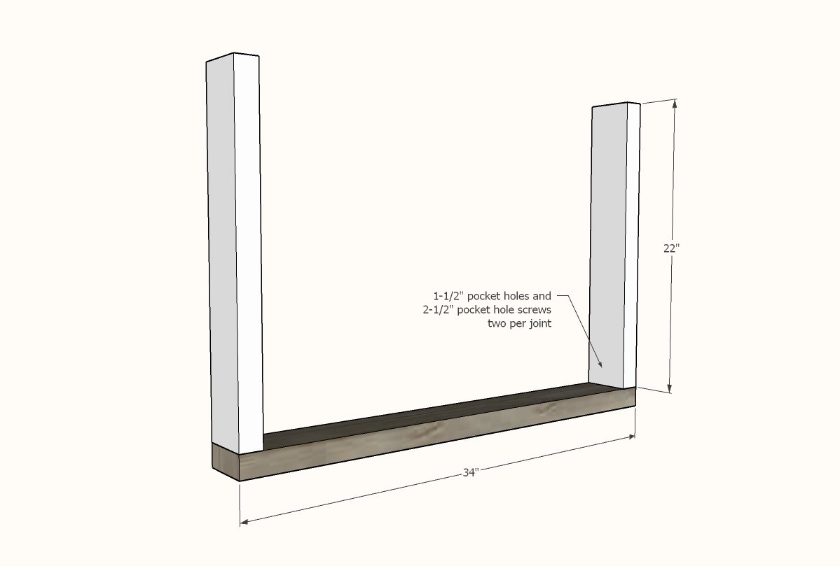 Outdoor Loveseat — step 1