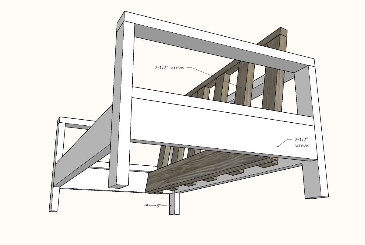 Outdoor Loveseat — step 6
