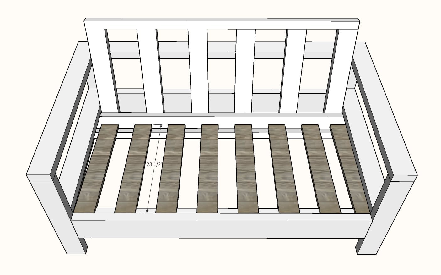Outdoor Loveseat — step 8