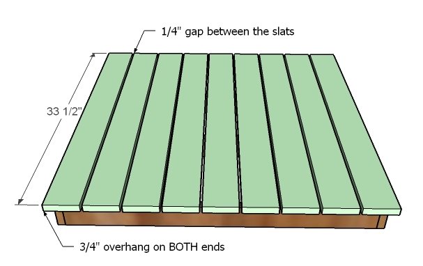 Outdoor Modern Bar Table, X Base — step 2