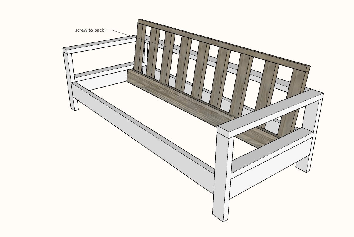 Outdoor Sofa — step 8