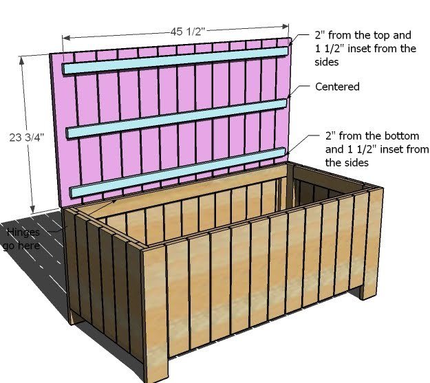 Outdoor Storage Bench — step 5