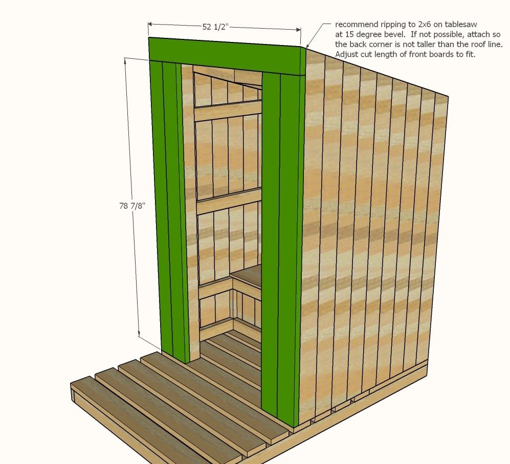 Outhouse Plan for Cabin — step 10
