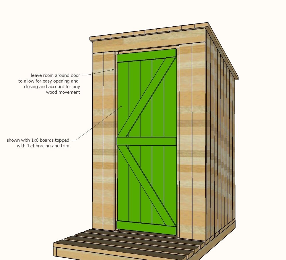 Outhouse Plan for Cabin — step 13