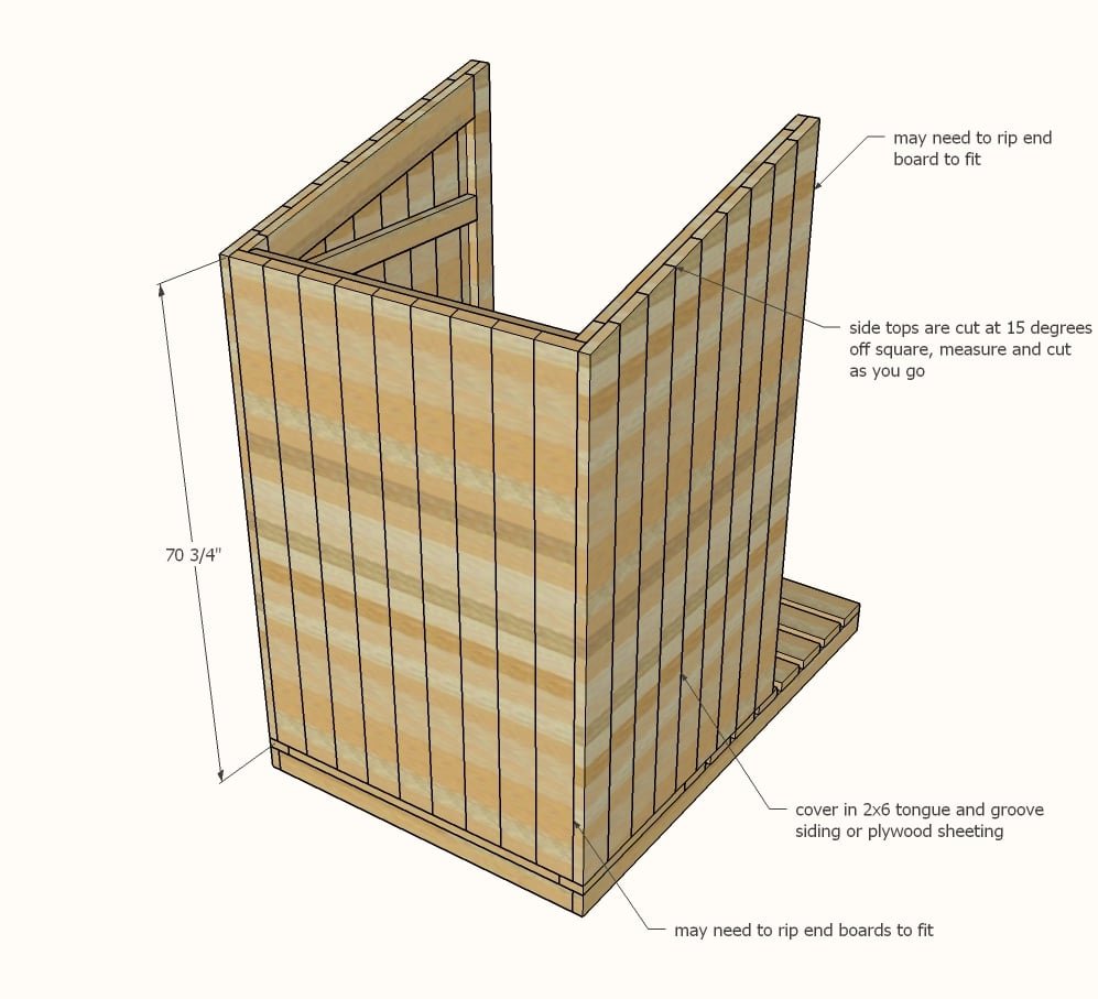 Outhouse Plan for Cabin — step 5