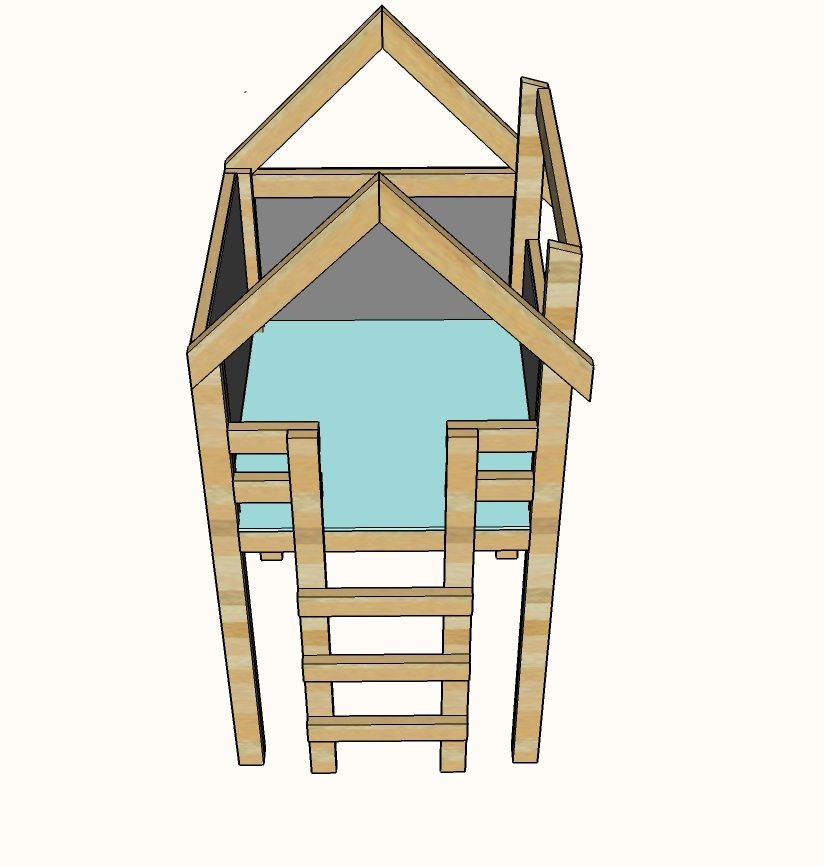Over Bed Indoor Playhouse — step 10