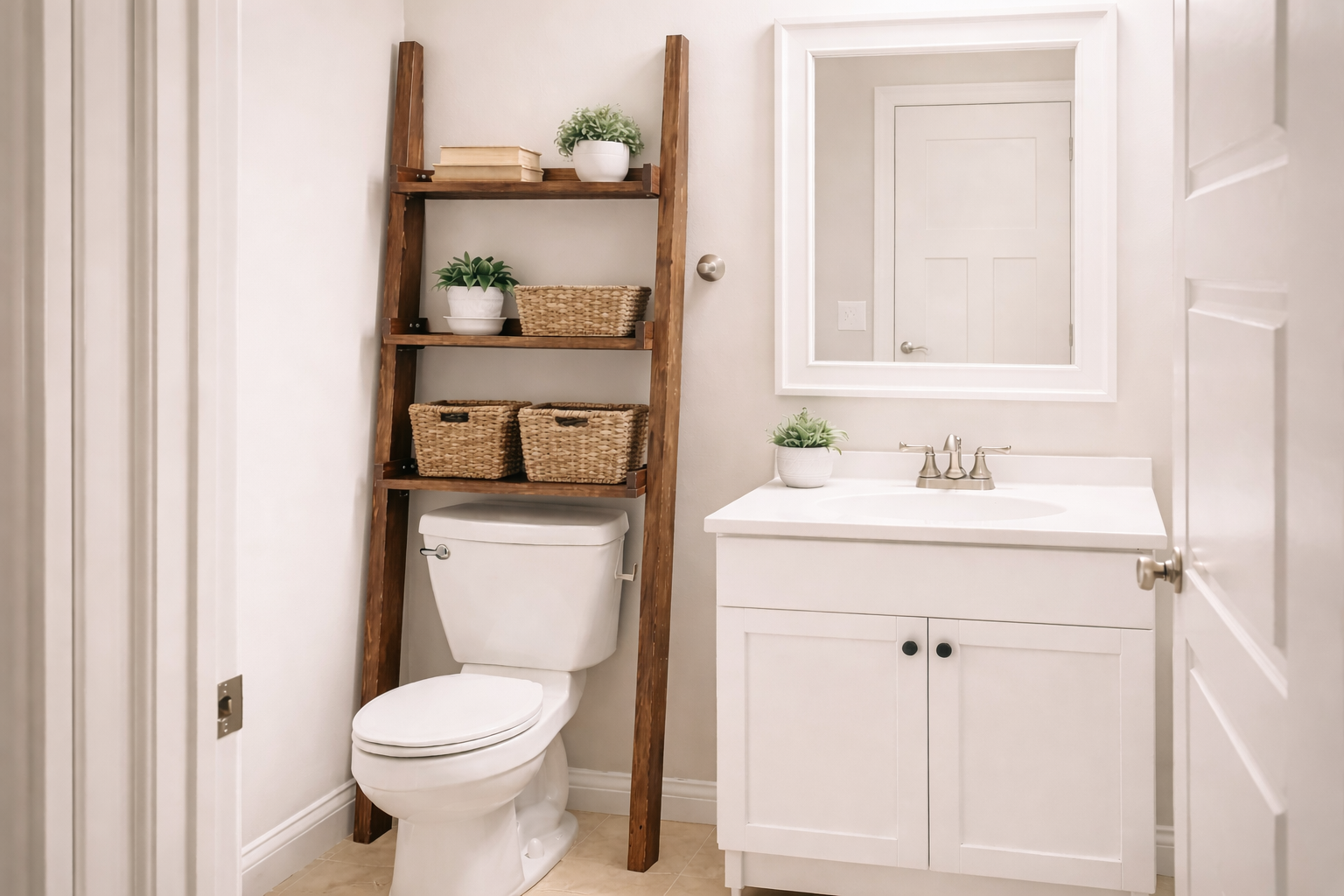Over the Toilet Storage