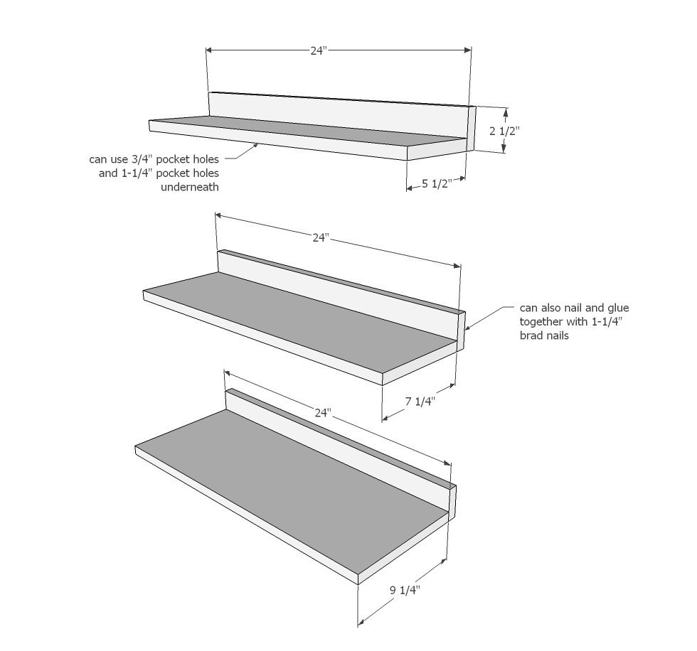 Over the Toilet Storage — step 1