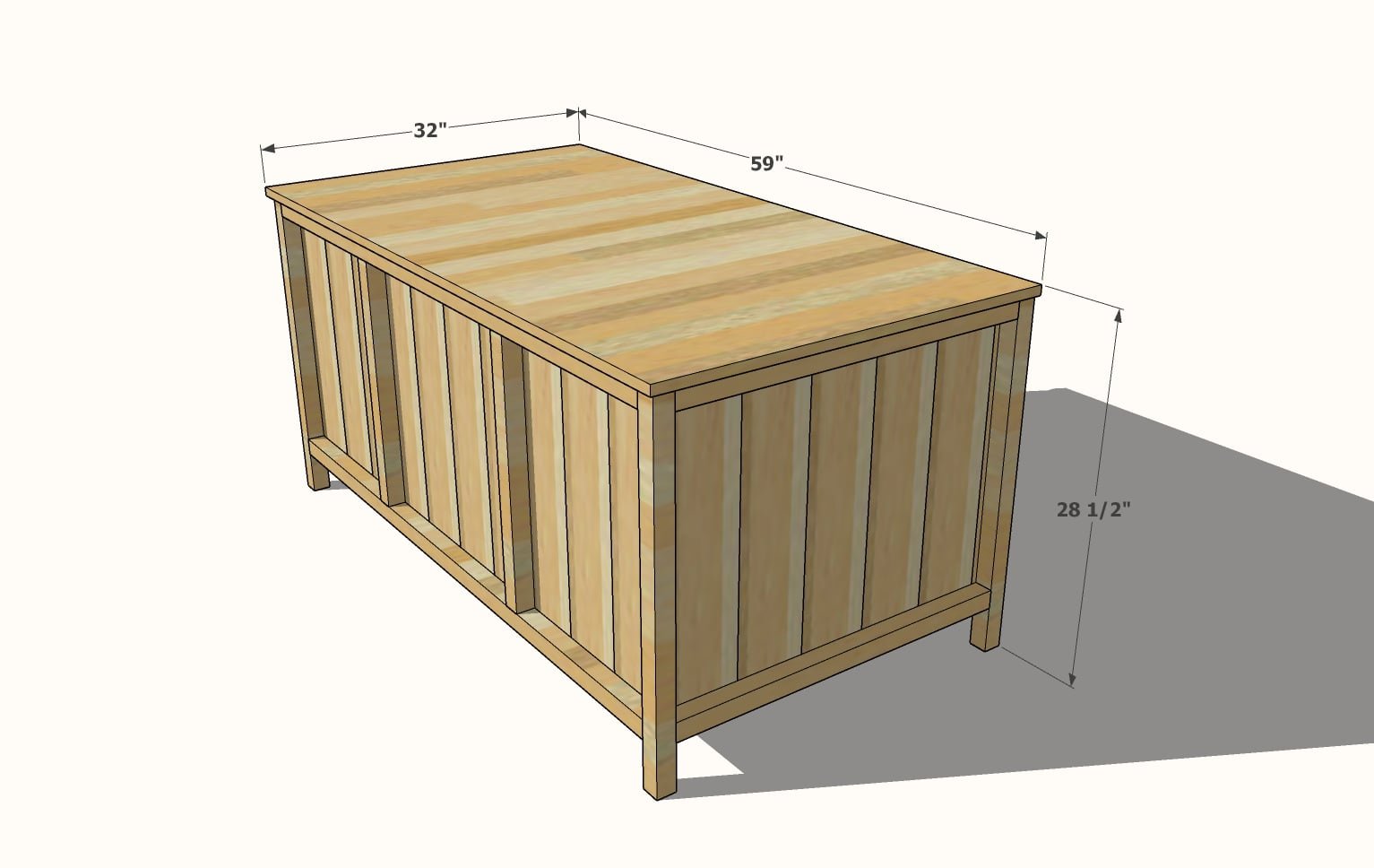 Package Delivery Drop Box dimension diagram 1