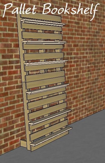 Pallet Bookshelf