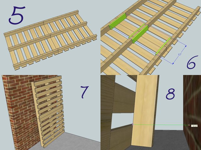 Pallet Bookshelf — step 2