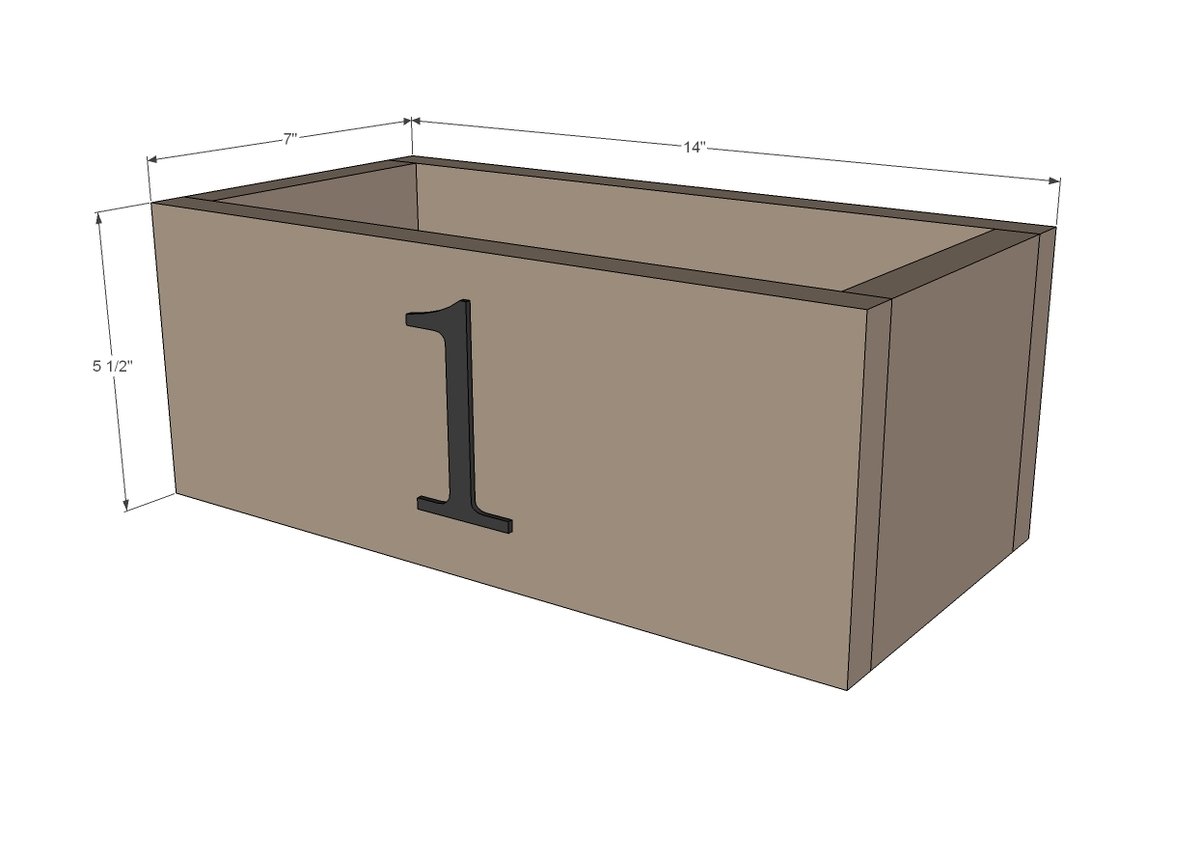 Pallet Storage Boxes dimension diagram 1