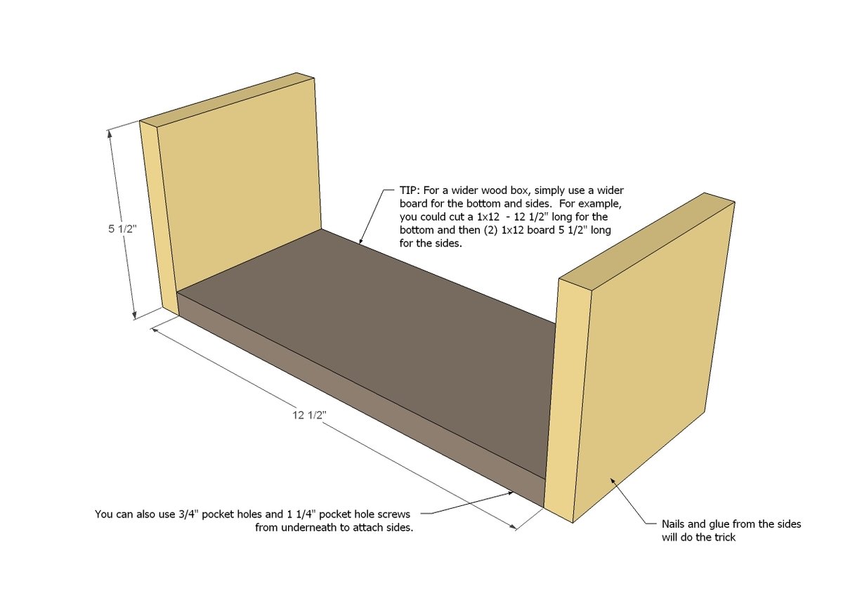 Pallet Storage Boxes — step 1
