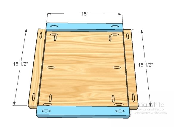 Parson Tower Desk — step 1