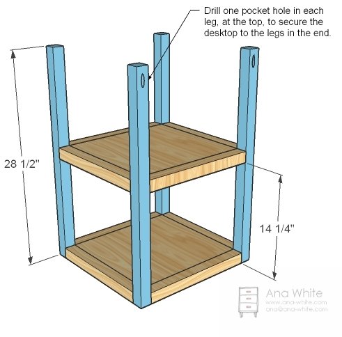 Parson Tower Desk — step 2