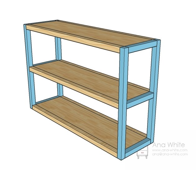 Parsons Console Bookshelf — step 3