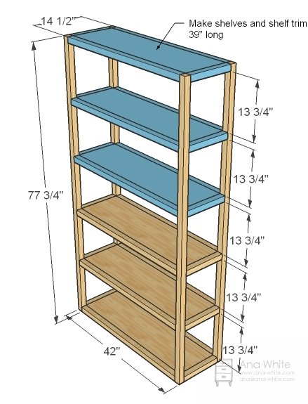 Parsons Console Bookshelf — step 4