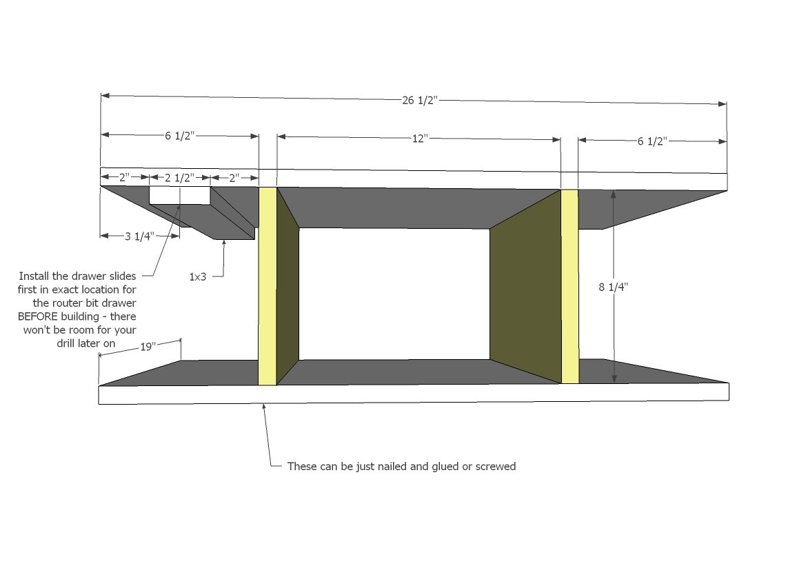 Patrick's Router Table — step 1