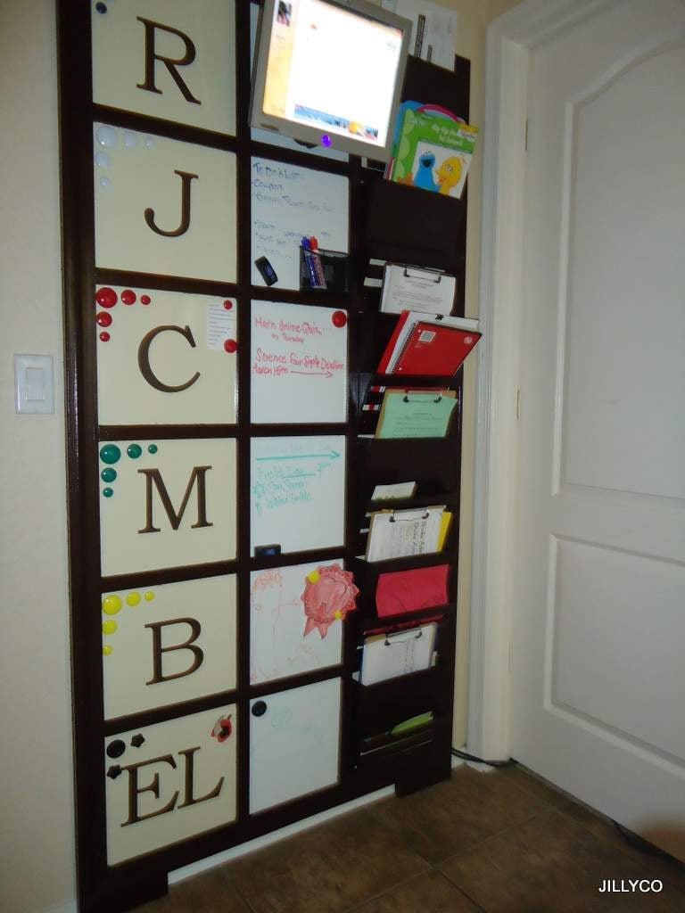 PB Kids Inspired Family Daily Organization Board