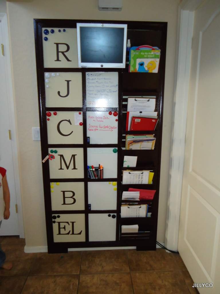 PB Kids Inspired Family Daily Organization Board — step 8