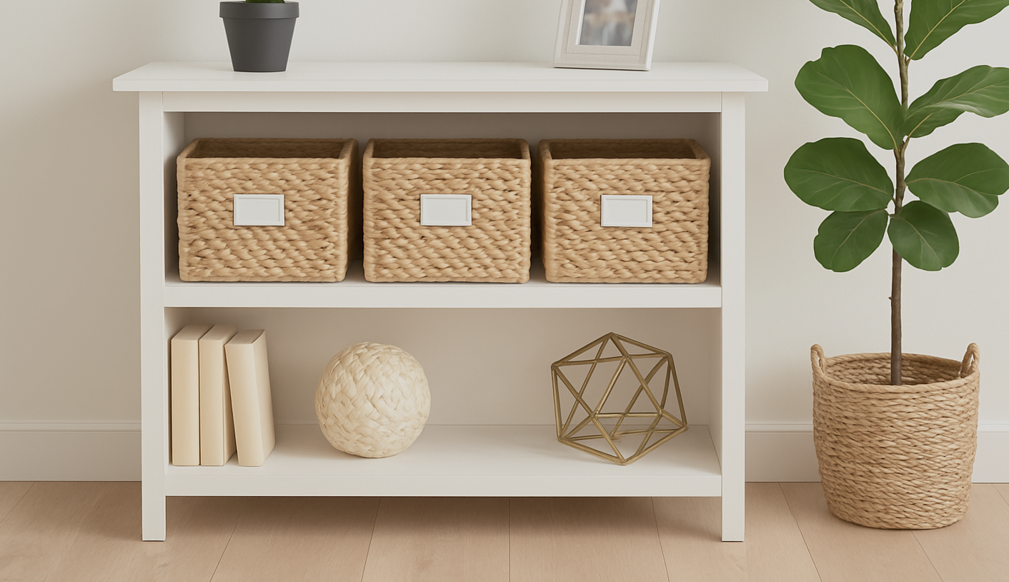 Perfect Console Bookshelf