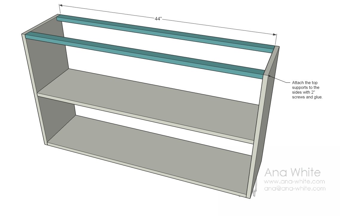 Perfect Console Bookshelf — step 3