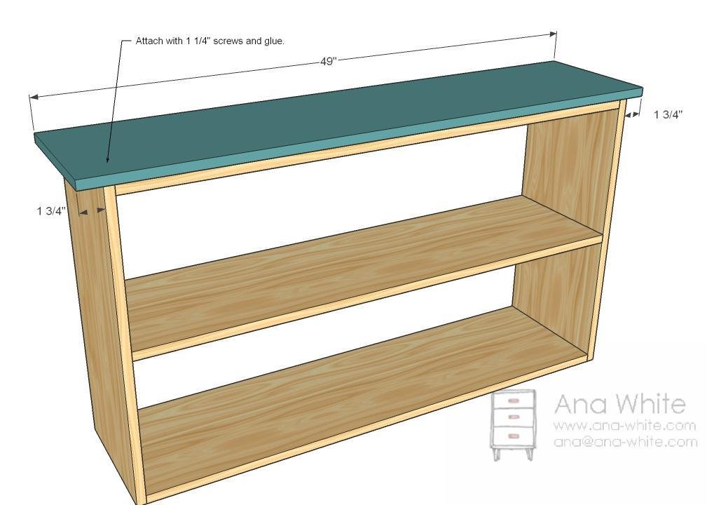 Perfect Console Bookshelf — step 4