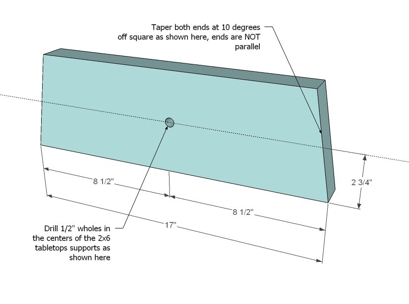 Picnic Table that Converts to Benches — step 5
