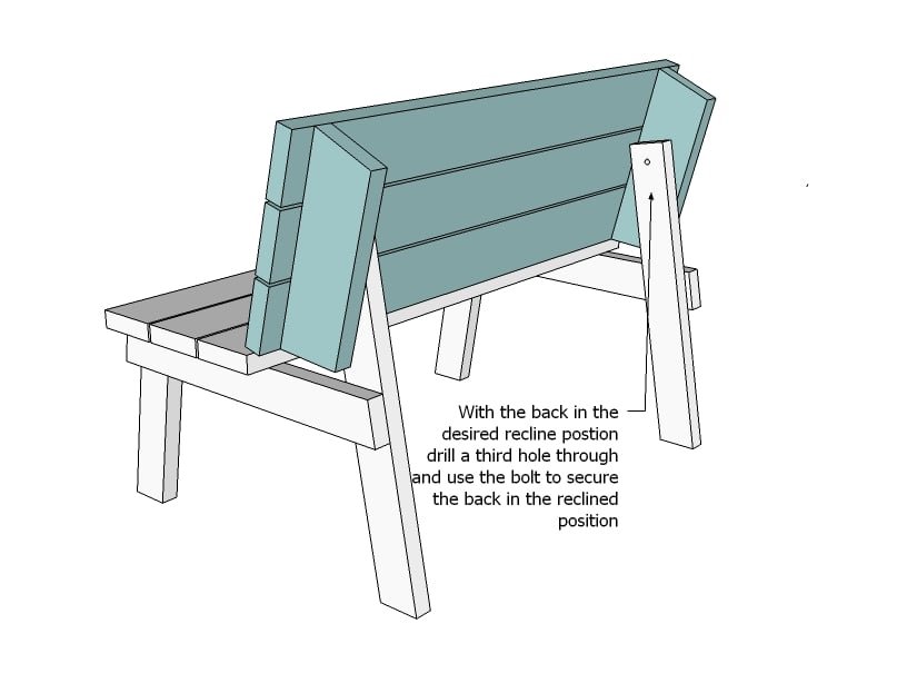 Picnic Table that Converts to Benches — step 7