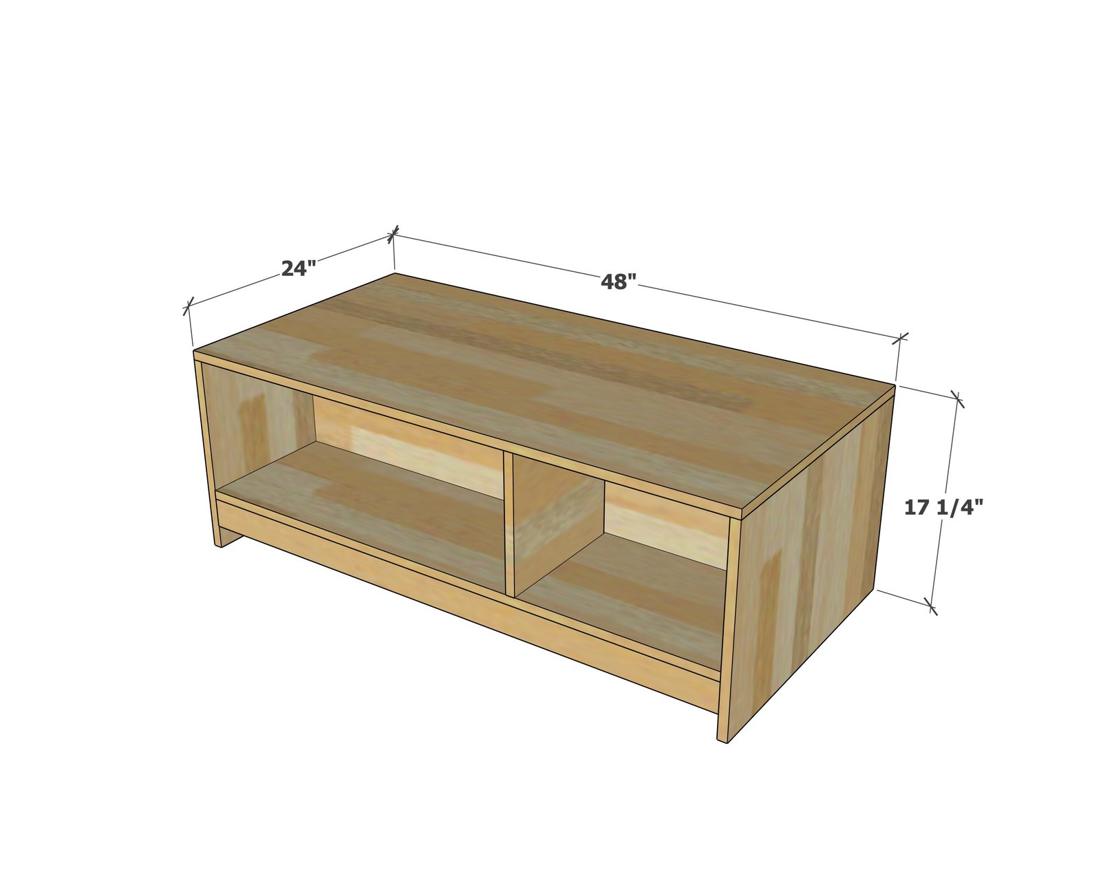 Pine and Plain Collection dimension diagram 1