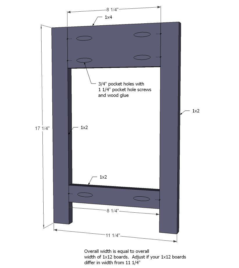 Pine Board Flip Top Storage Bench — step 2