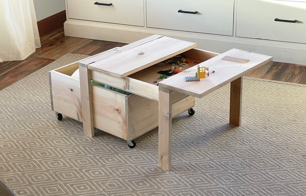 Pine Wood Lego Table