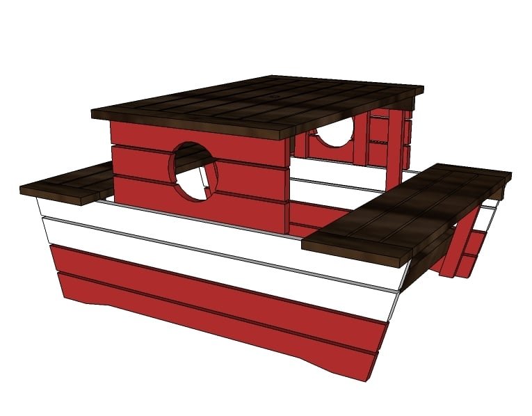 Pirate Picnic Table