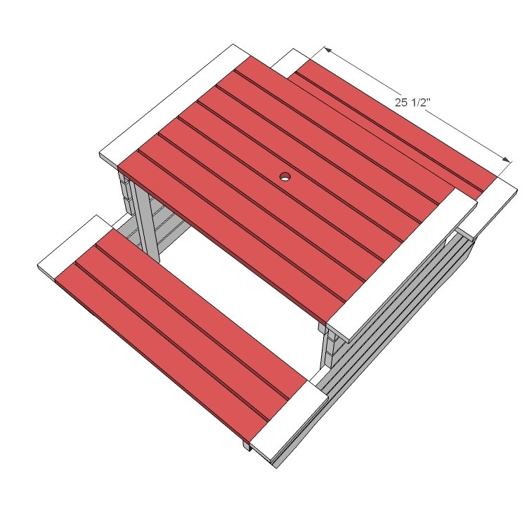 Pirate Picnic Table — step 9