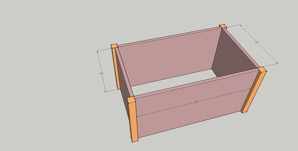 Pirate Toy Chest — step 1