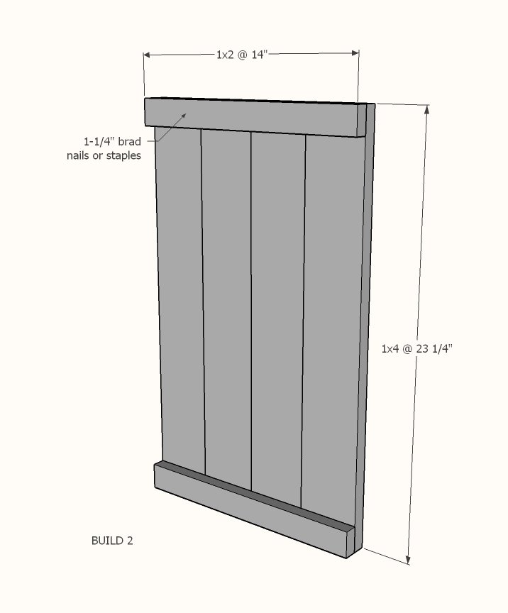 Planked Wood Bedside Table with Shelves — step 1